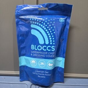 BLOCCS 100% Waterproof Cast Covers for Shower Leg Kids- Swim on Vacation, Shower
